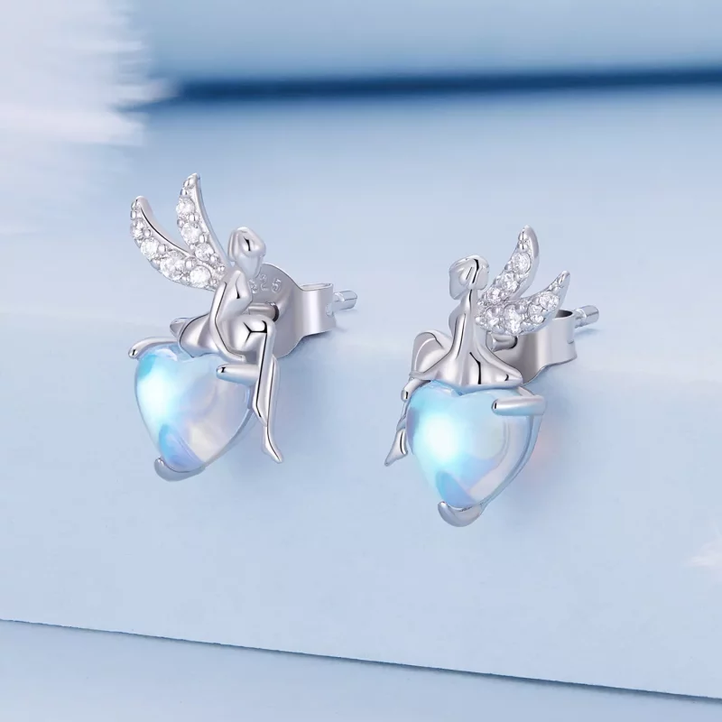 (imagen para) Estos son los Pendientes de Estilo Elfos Pandora - BSE796 - Ver 2