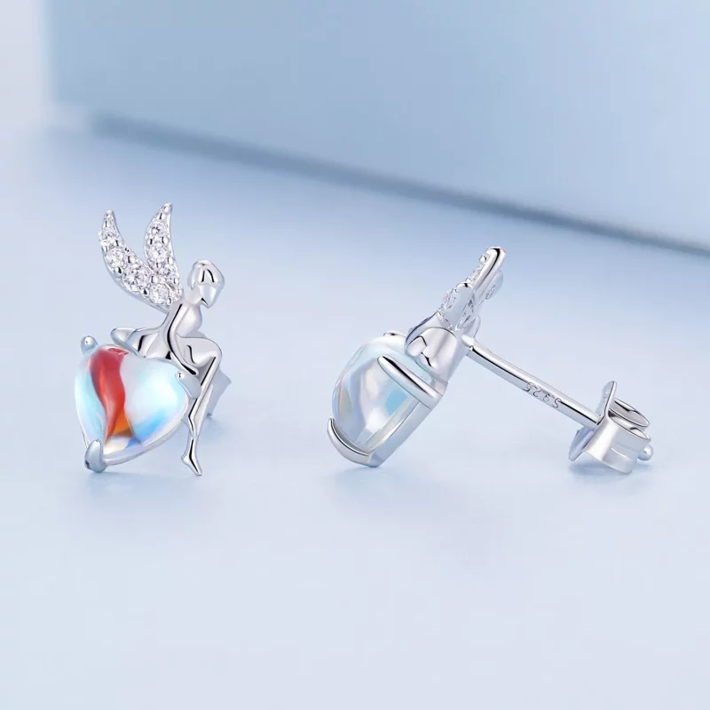 (imagen para) Estos son los Pendientes de Estilo Elfos Pandora - BSE796 - Ver 3
