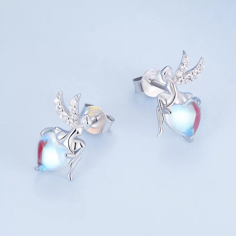 (imagen para) Estos son los Pendientes de Estilo Elfos Pandora - BSE796 - Ver 4