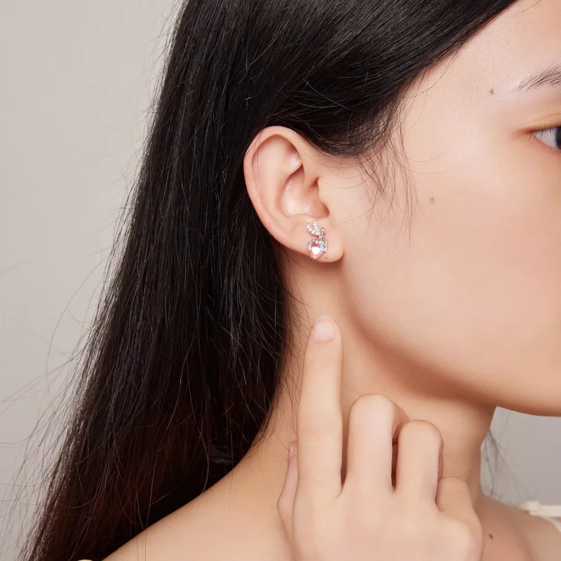 (imagen para) Estos son los Pendientes de Estilo Elfos Pandora - BSE796 - Ver 6