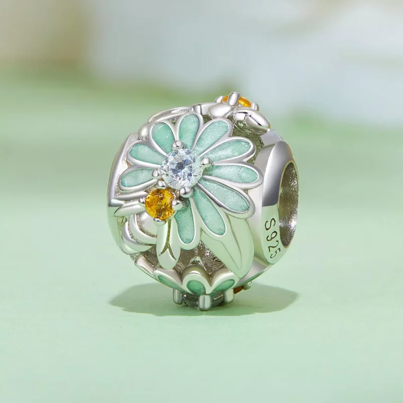 (imagen para) Pandora Estilo Abalorio Margarita Abeja - BSC895 - Ver 2