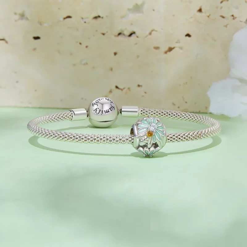 (imagen para) Pandora Estilo Abalorio Margarita Abeja - BSC895 - Ver 5