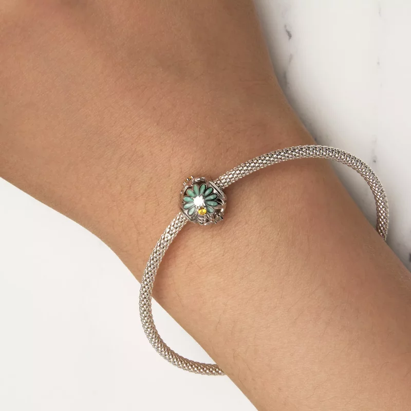 (imagen para) Pandora Estilo Abalorio Margarita Abeja - BSC895 - Ver 7