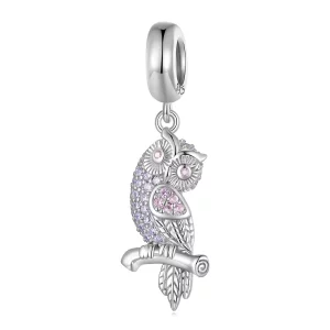 (imagen para) Pandora Estilo Colgante de Búho - BSC832