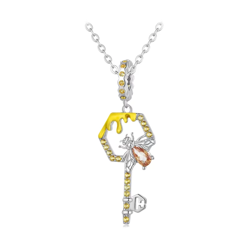 (imagen para) Pandora Estilo Colmena Llavero Dangle - BSC822 - Ver 6