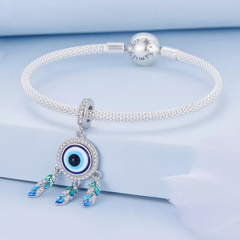 (imagen para) Pandora Estilo Diablo Ojo Colgante - BSC785 - Ver 4