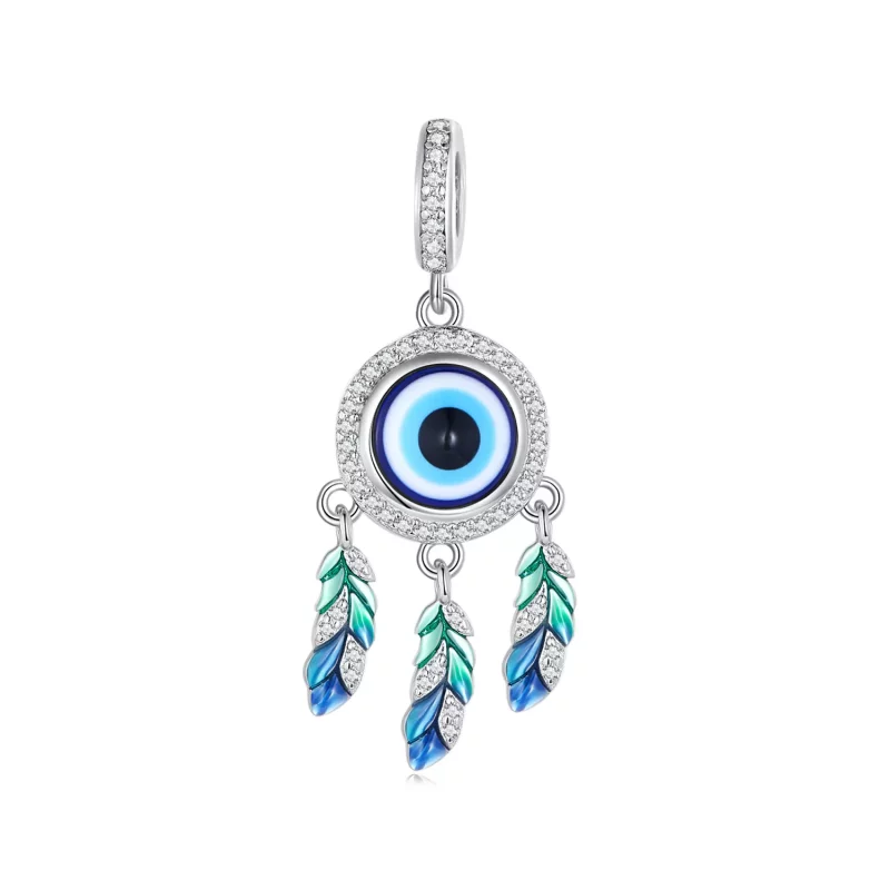 (imagen para) Pandora Estilo Diablo Ojo Colgante - BSC785