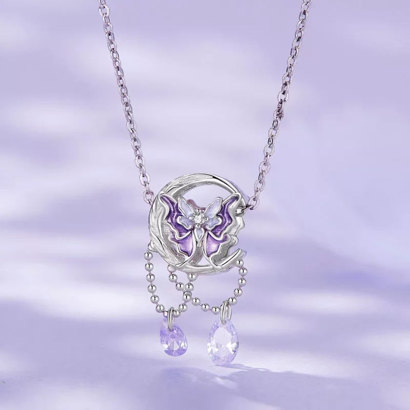 (imagen para) Pandora Estilo Encanto de Mariposa Lunar - SCC2545 - Ver 2