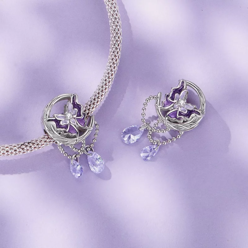 (imagen para) Pandora Estilo Encanto de Mariposa Lunar - SCC2545 - Ver 4
