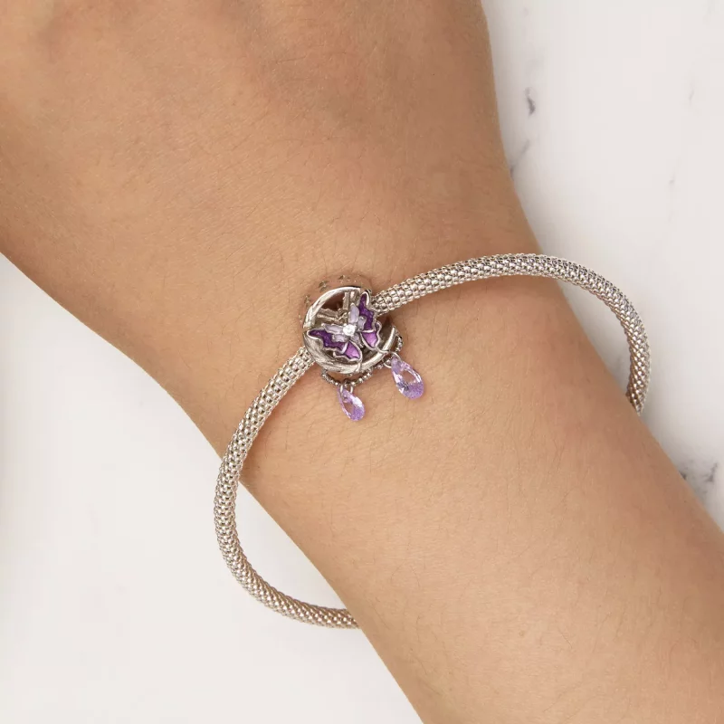 (imagen para) Pandora Estilo Encanto de Mariposa Lunar - SCC2545 - Ver 5
