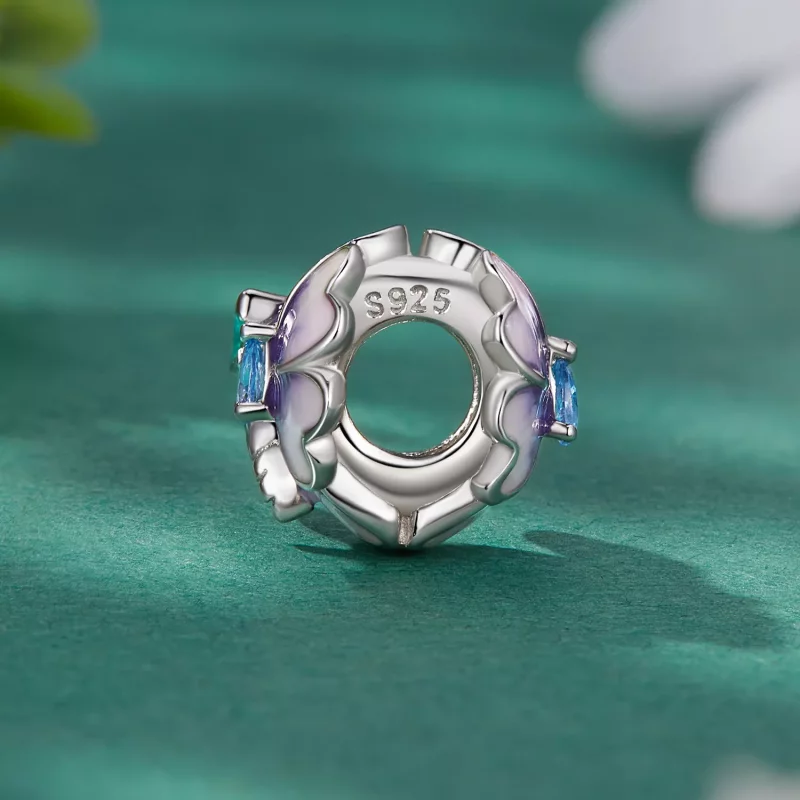 (imagen para) Pandora Estilo Encanto Flor Libélula - BSC786 - Ver 3
