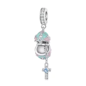(imagen para) Pandora Estilo Huevo de Pascua Dangling - BSC779