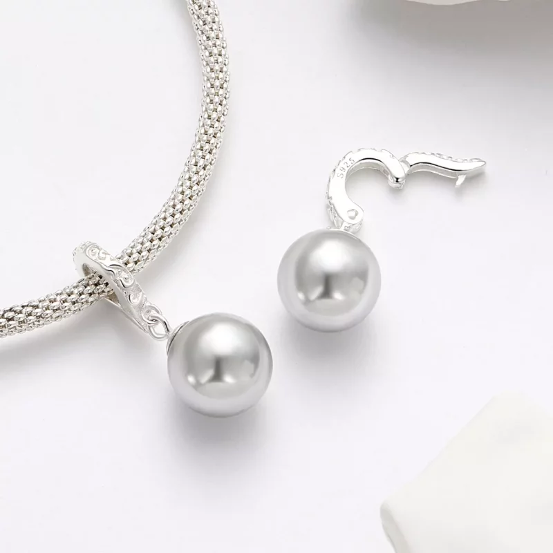 (imagen para) Pandora Estilo Lágrimas del Mar Dangle - SCC2617 - Ver 4