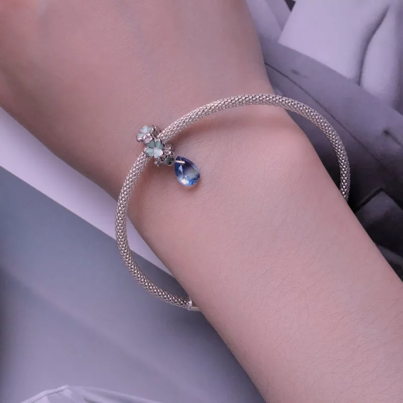 (imagen para) Pandora Estilo Separador Trébol de Cuatro Hojas - SCC2485 - Ver 5