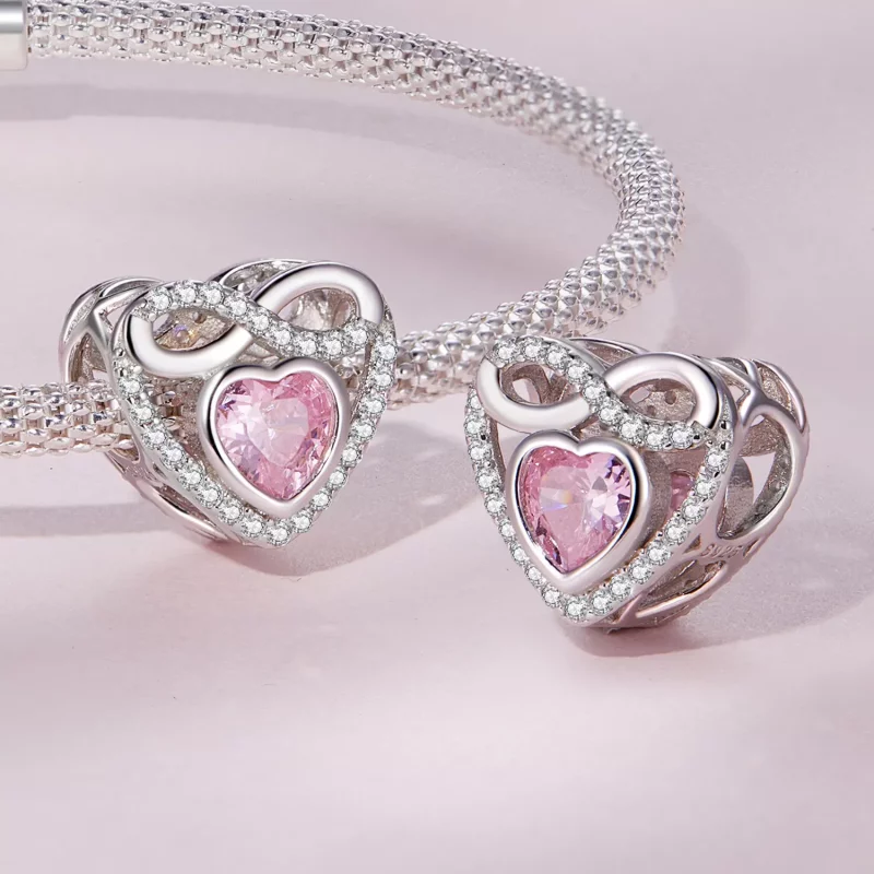 (imagen para) Pandora Style Encanto de Corazón Eterno - BSC826 - Ver 4