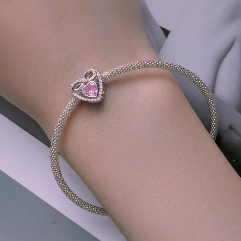 (imagen para) Pandora Style Encanto de Corazón Eterno - BSC826 - Ver 6