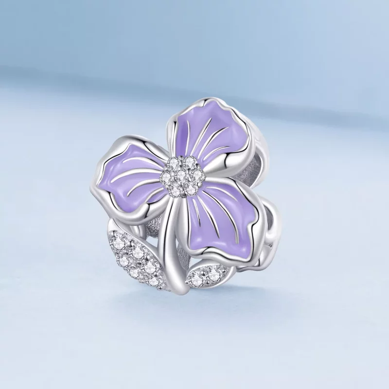 (imagen para) Pandora Style Encanto de Flor Morada - BSC890 - Ver 2