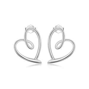 (imagen para) Pandora Style Envueltos en Amor Pendientes de Botón - BSE871