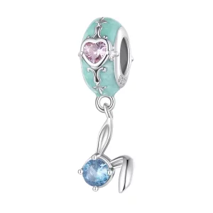 (imagen para) Pandora Style Espaciador de Silicona Conejito de Pascua - BSC780