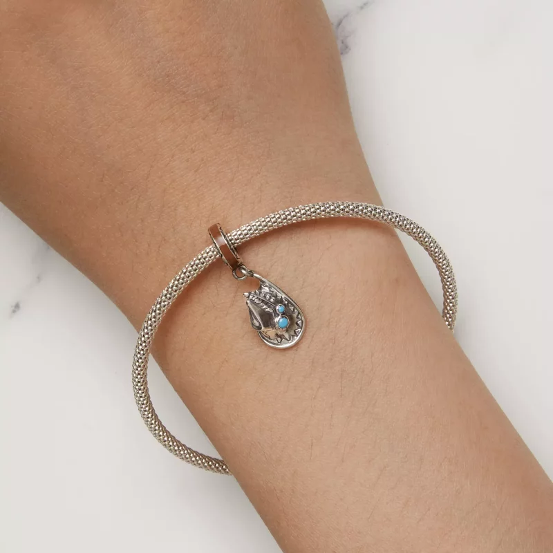(imagen para) Pandora Style Sombrero Vaquero Colgante - SCC2565 - Ver 6
