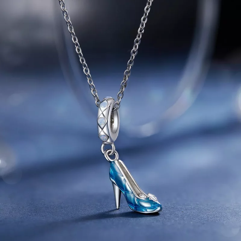(imagen para) Pendiente colgante estilo Pandora con zapatos mágicos de baile - SCC2536 - Ver 2