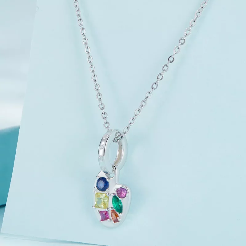 (imagen para) Pendiente de estilo Pandora con paleta de colores - SCC2486 - Ver 2