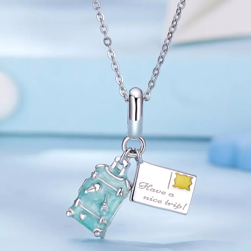 (imagen para) Pendiente de maleta estilo Pandora - SCC2480 - Ver 2