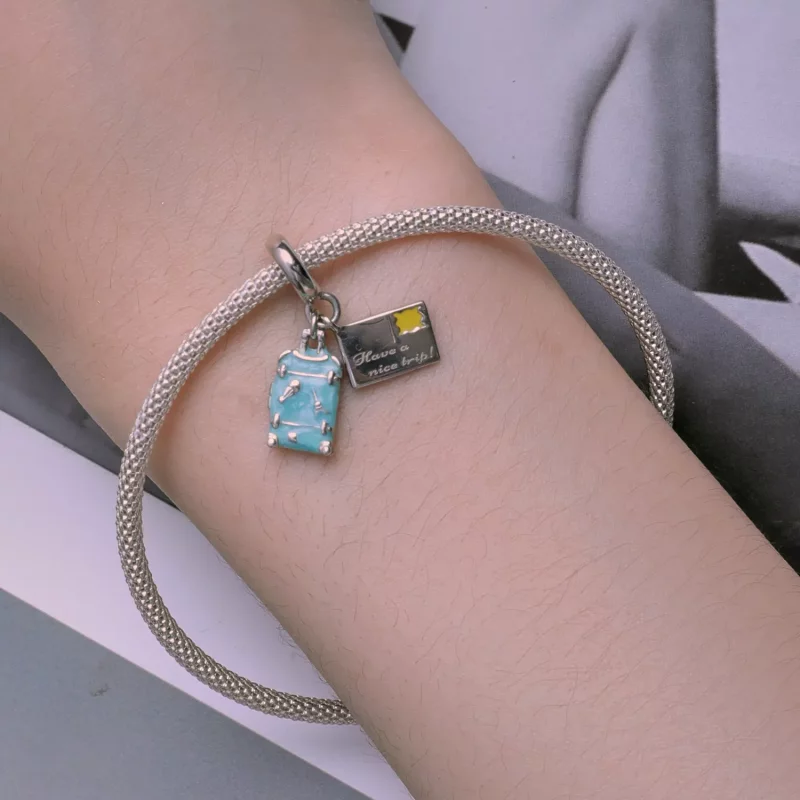(imagen para) Pendiente de maleta estilo Pandora - SCC2480 - Ver 5