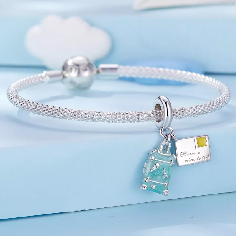(imagen para) Pendiente de maleta estilo Pandora - SCC2480 - Ver 6