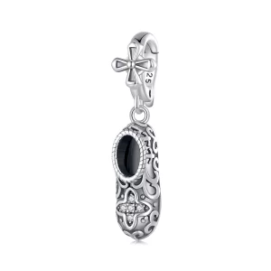 Pendiente de zapatos con patrón exquisito de estilo Pandora - SCC2573 (imagen para) Pendiente de zapatos con patrón exquisito de estilo Pandora - SCC2573