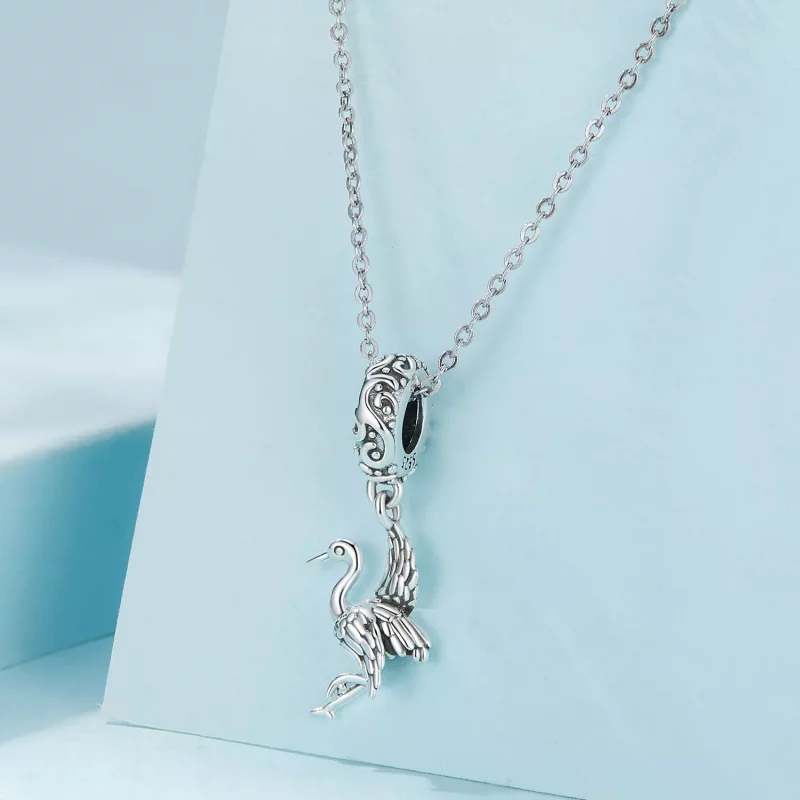 (imagen para) Pendiente estilo Pandora con grúa colgante - SCC2634 - Ver 2