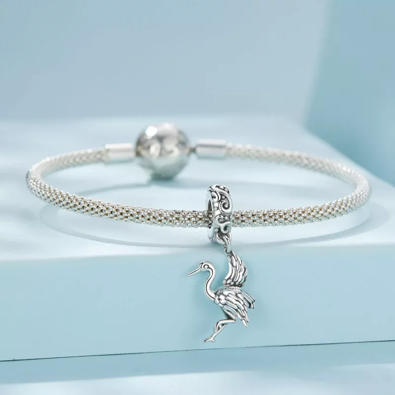 (imagen para) Pendiente estilo Pandora con grúa colgante - SCC2634 - Ver 3