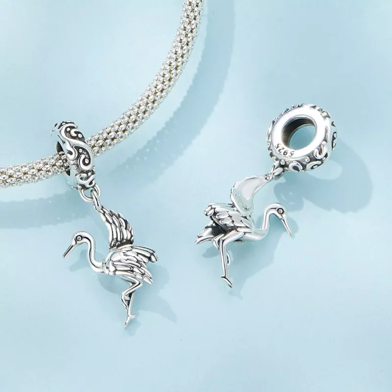 (imagen para) Pendiente estilo Pandora con grúa colgante - SCC2634 - Ver 4