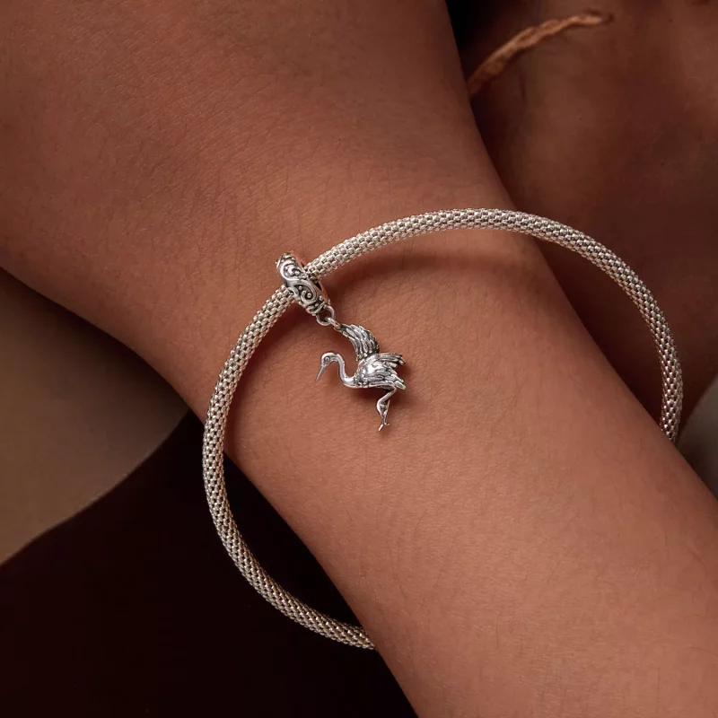 (imagen para) Pendiente estilo Pandora con grúa colgante - SCC2634 - Ver 6