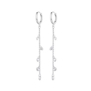 Pendientes de borla con estilo Pandora inteligentes - BSE898 (imagen para) Pendientes de borla con estilo Pandora inteligentes - BSE898