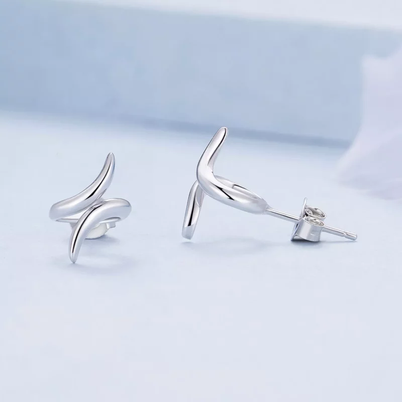 (imagen para) Pendientes de botón con estilo de auriculares Pandora - BSE903 - Ver 4