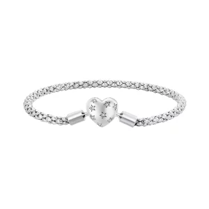 (imagen para) Pulsera de cadena básica en forma de corazón estilo Pandora - BSB135