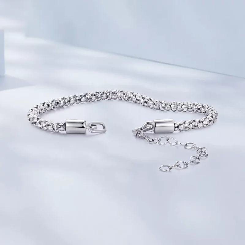 (imagen para) Pulsera de cadena con colgante de bombilla estilo Pandora - BSB149 - Ver 2