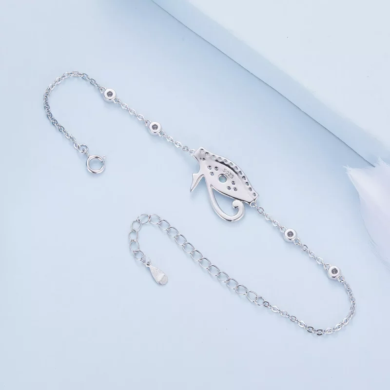 (imagen para) Pulsera de cadena con el estilo de Pandora y el Ojo de Horus - BSB114 - Ver 4
