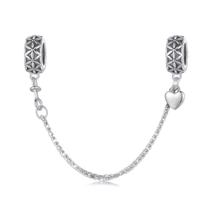(imagen para) Pulsera de cadena de silicona estilo Pandora con motivo de Flor de la Vida - SCC2632