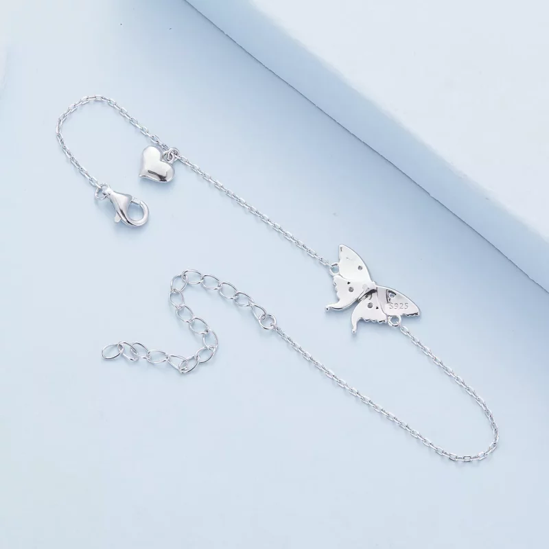(imagen para) Pulsera de cadena estilo Pandora de El Mago de Oz con mariposa - BSB118 - Ver 4