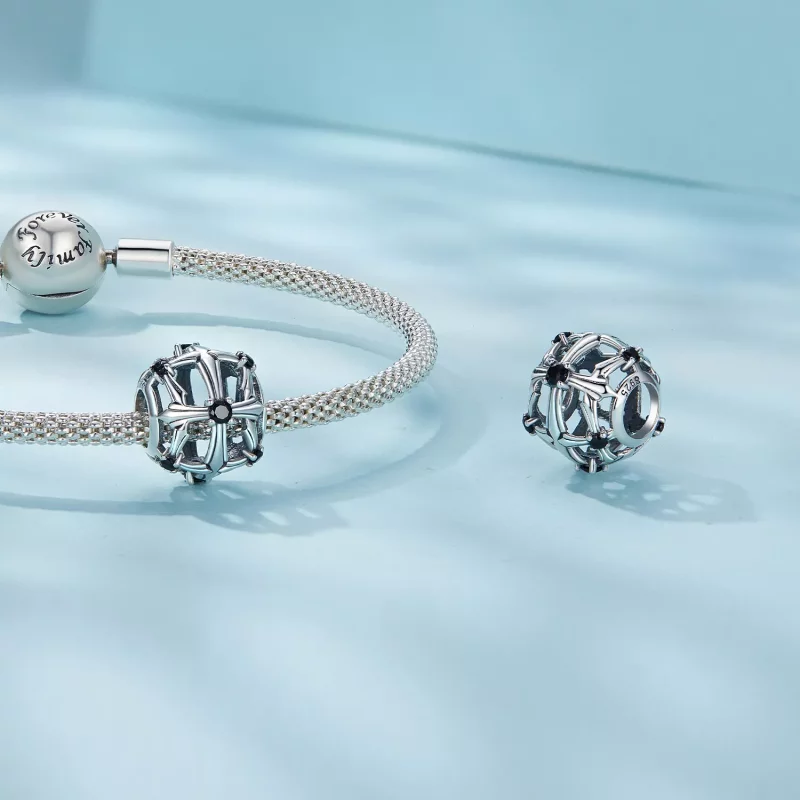 (imagen para) Pulsera estilo Pandora con dije de cruz - SCC2548 - Ver 4