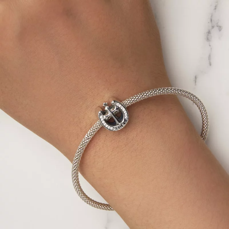 (imagen para) Pulsera estilo Pandora con dije de guarda - SCC2541 - Ver 6