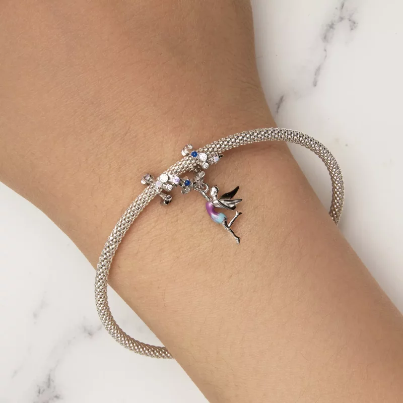 (imagen para) Pulsera estilo Pandora con encanto de Elfos del Día y la Noche - SCC2552 - Ver 6