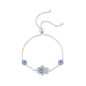 (imagen para) Pulsera estilo Pandora con Mano de Fátima - BSB140