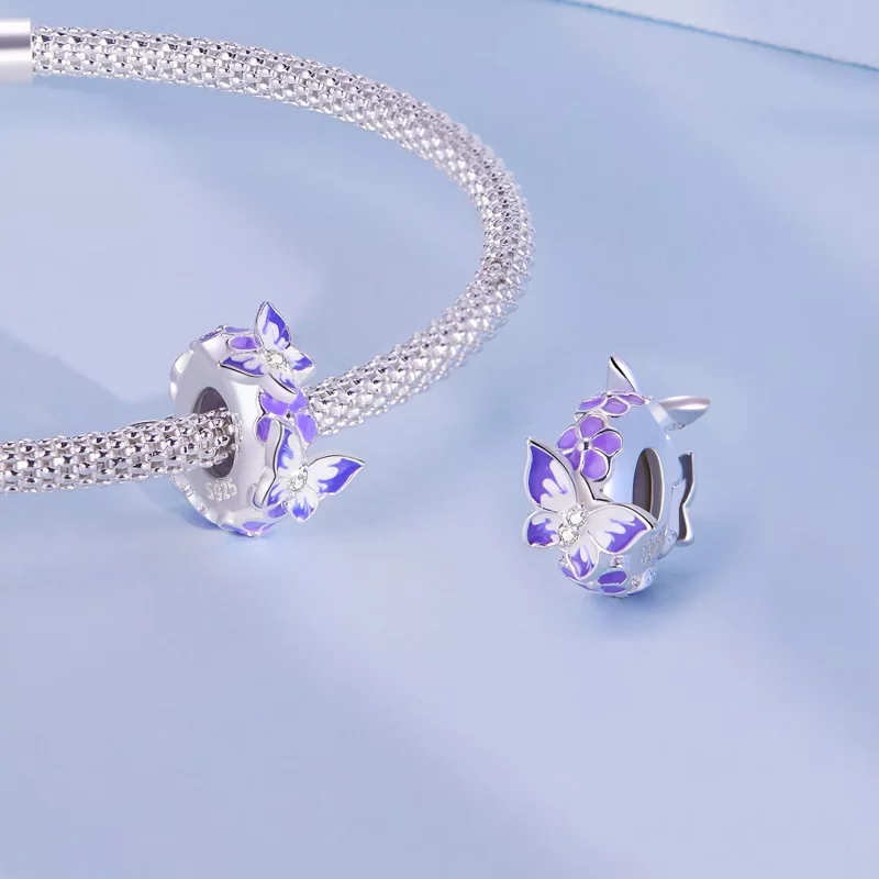 (imagen para) Spacer de mariposa estilo Pandora - SCC2462 - Ver 4