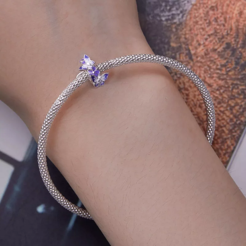 (imagen para) Spacer de mariposa estilo Pandora - SCC2462 - Ver 6