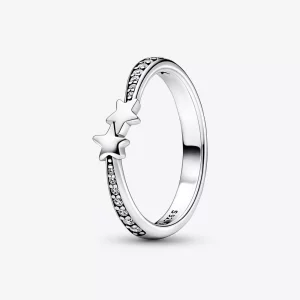 Anillo brillante con estrellas fugaces de Pandora - 192365C01 (imagen para) Anillo brillante con estrellas fugaces de Pandora - 192365C01