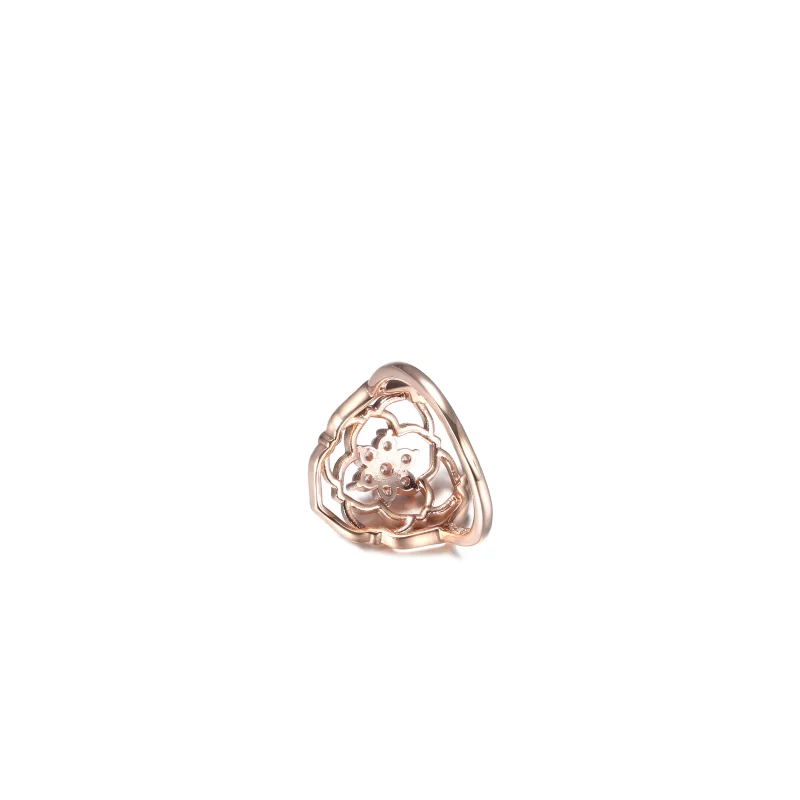 (imagen para) Anillo de declaración con pétalos de rosa PANDORA - 189412C01 - Ver 5