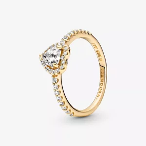 (imagen para) Anillo de corazón elevado PANDORA - 159139C01